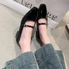 Fashion Spring Autumn Fashion Women's Shoes Mary Jane Style Shoes Low Heel Shallow Mouth Round Toe Comfort Solid Color Party Shoes