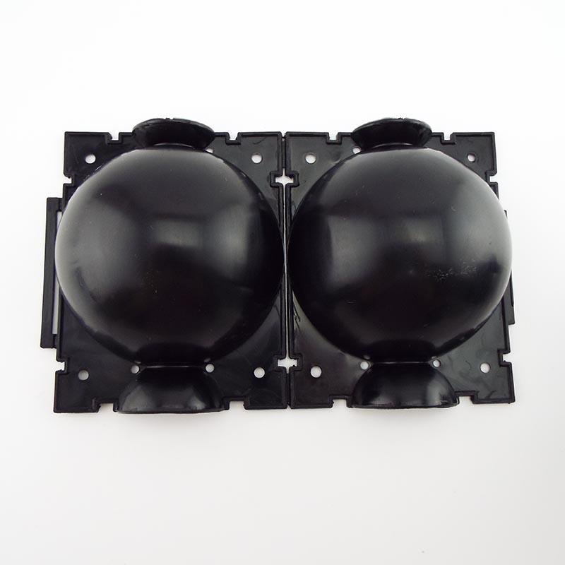 8cm Plant Rooting Box High Pressure Propagation Ball Grafting Device Garden Grafting Plant Root Controller Black X 10pcs