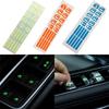 2PCS Control Schalter Fluoreszierende Aufkleber für Auto Innen Tür Griff Taste Panel Nacht Sicherheit Fluoreszierende Aufkleber Zubehör
