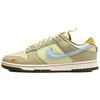 Dunk Retro "cartoon" Classic Low-top Skate Shoes Men's Brown Yellow DX6038-741