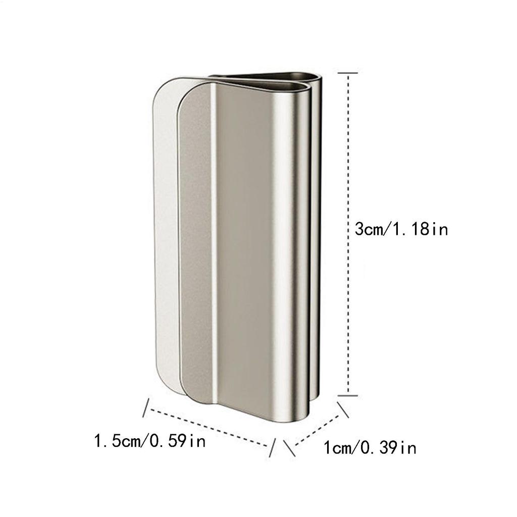 10 Paia di Clip Magnetiche per Tende, Fissaggi per Tende Senza Foratura, Design con Potente Tenuta Magnetica per Tende di Soggiorno/Camera da Letto/Patio