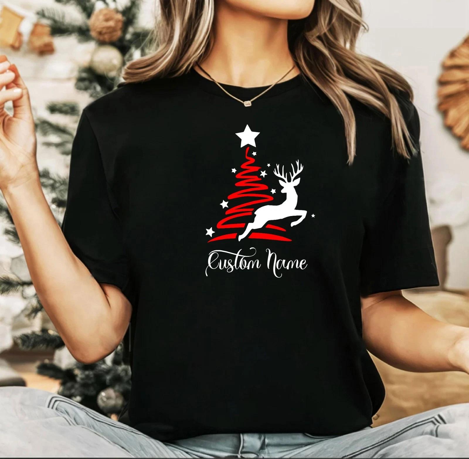 2025 Christmas unisex ,Night before Christmas Family, Custom Tree (CH) S