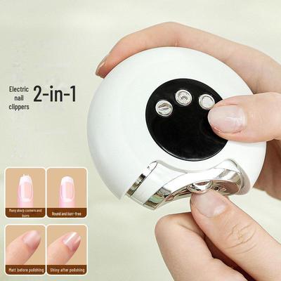 Portable Electric Nail Clippers: Anti-Pinch Design for Kids & Adults, Multifunctional Scissors, and Grinders for Home Use.