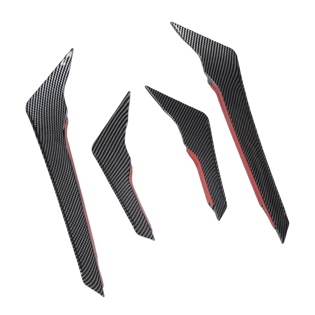 1 P  Front Bumper Side Spoiler Aerodynamic Left Right Front Bumper Side   Vent Trim Fin Decor Replacement For FY   2021-2024