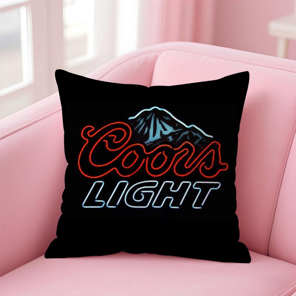 

Classic C-Coors Brewing CompanyS Cushion Cover Comfortable Reversible Pillow Cover Ideal for Car Sofa Bedroom & Beyond 12x12Inch