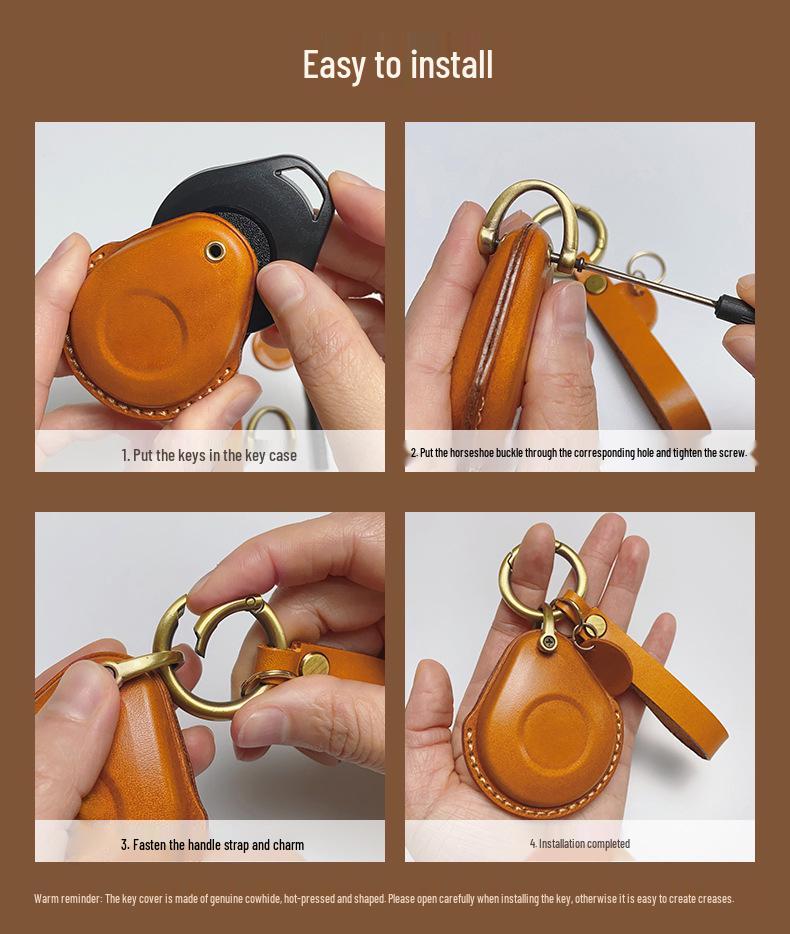 Harley Key Fob 22 X48 Induction Start Key & 114 Glide Leather Motorcycle Key Case