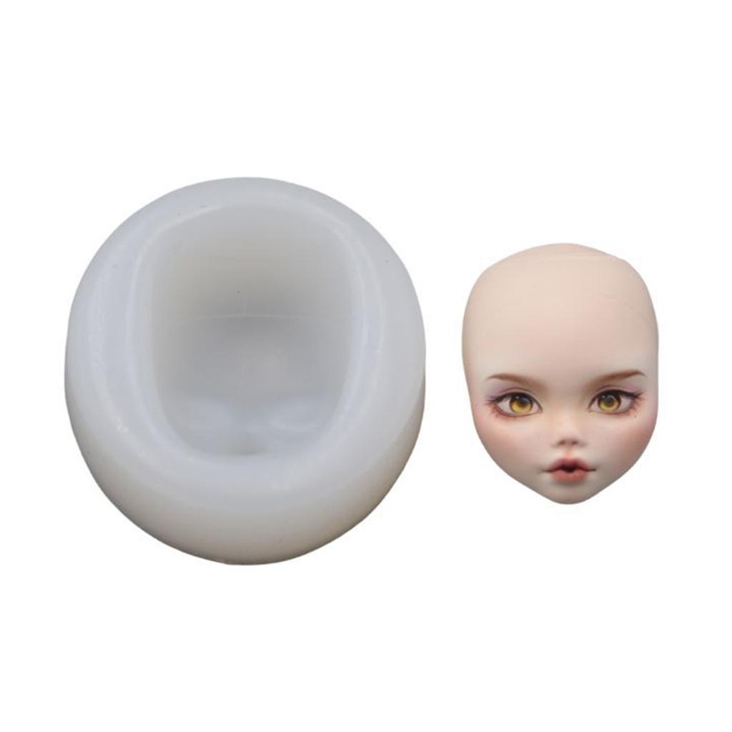 Elf Face Clay Molds Non Stick Easy to Demold Doll Face Clay Molds for Elf Toy Epoxy Resinn Casting DIY Handmade Craft