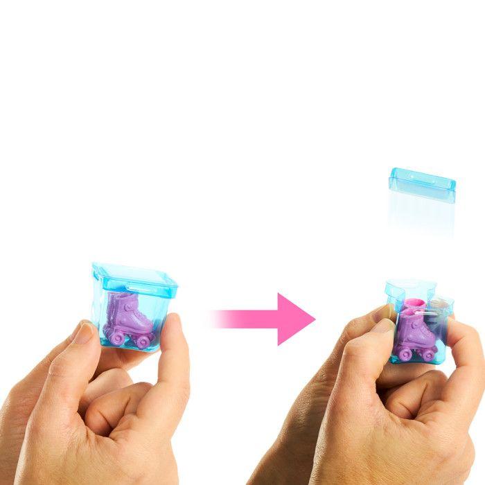 Poupée barbie chelsea pop reveal série fruit - barbie - 5 surprises - parfum fruité - cheveux colorés