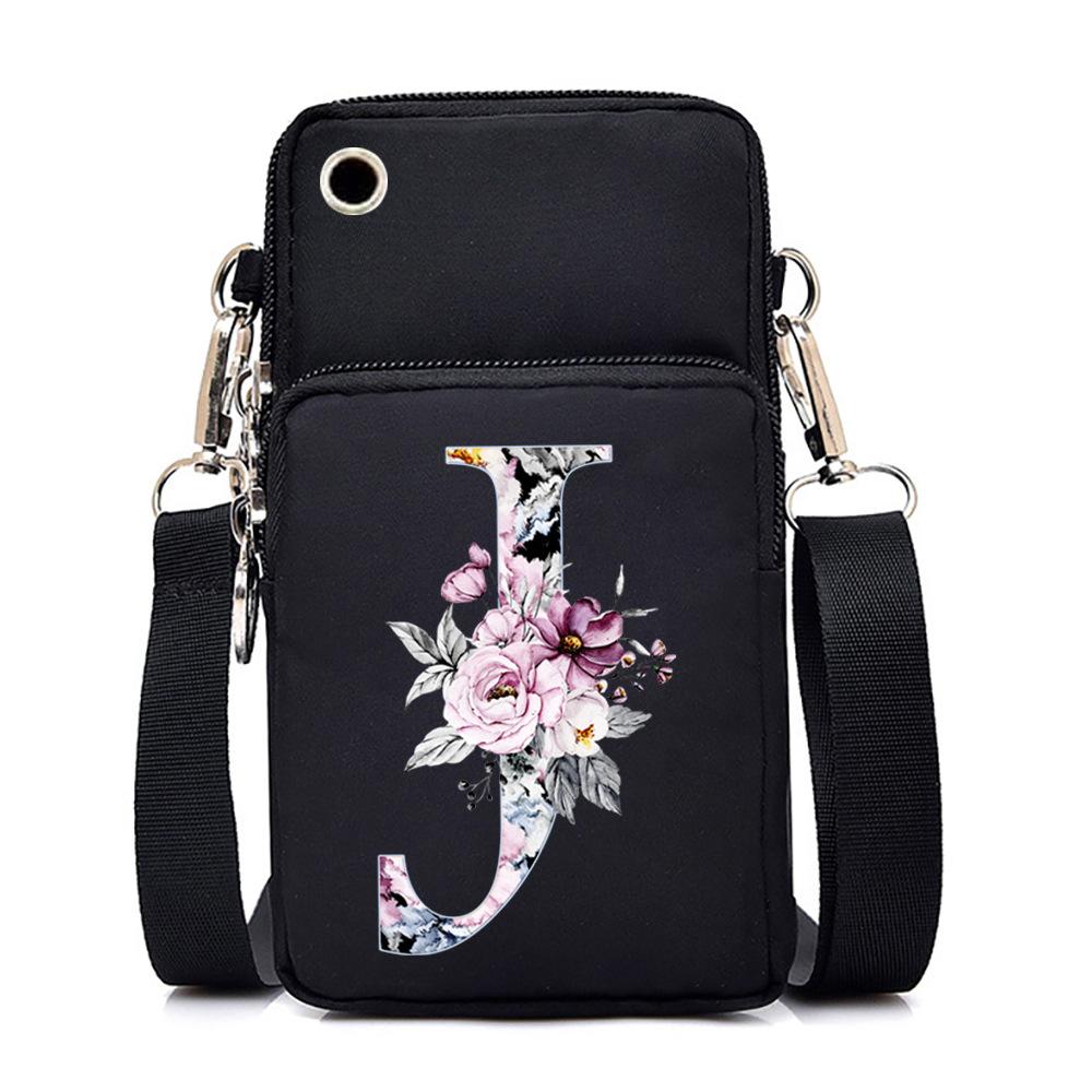 Printed casual portable messenger bag new shoulder bag multi-function fashion mobile phone bag