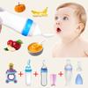Squeezing Feeding Bottle Cup Baby Pacifier Feeding Set Silicone Cereal Food Supplement Feeder Tableware