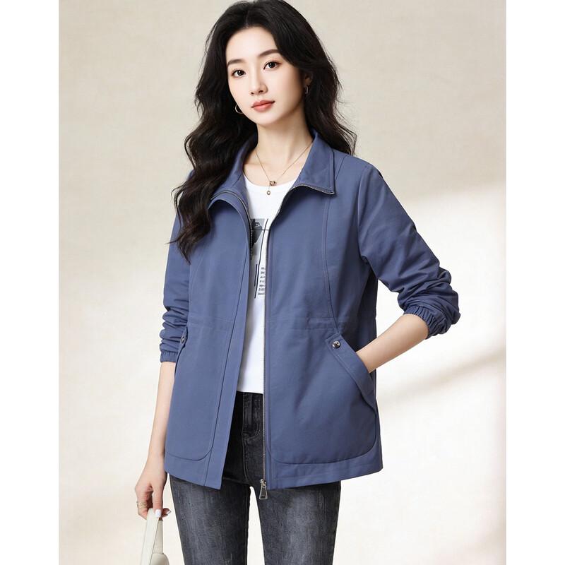 D.F.DEAR Women's Casual Lapel Utility Jacket