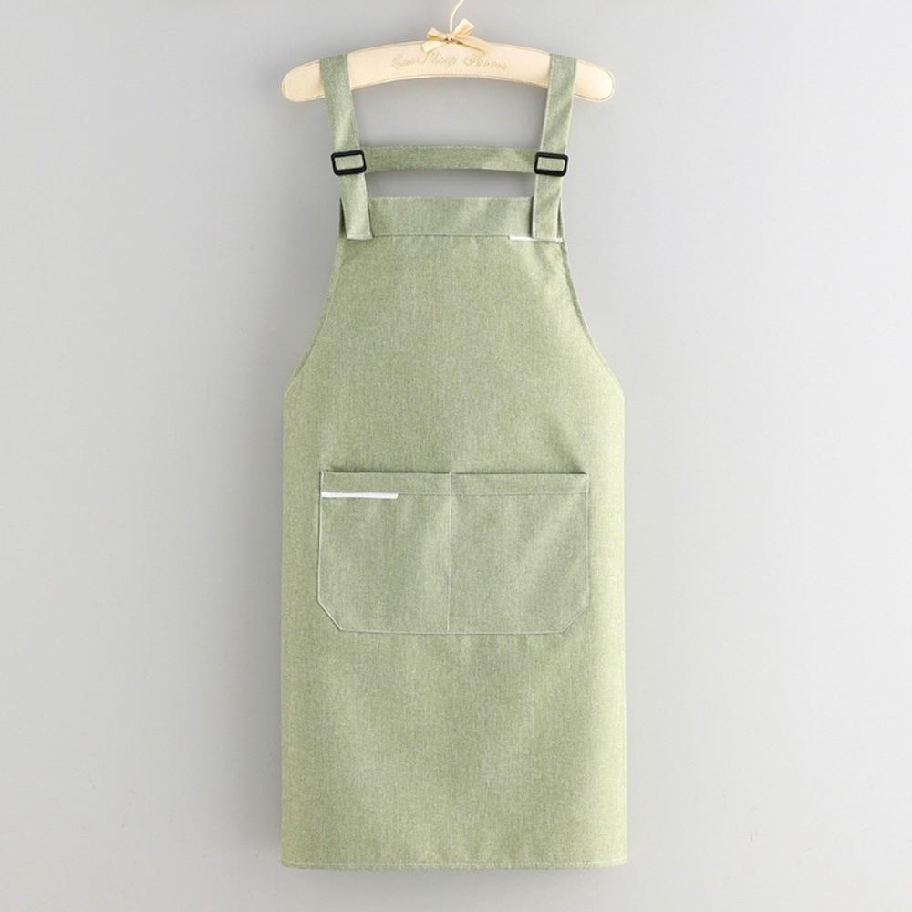 Waterproof Oil Proof Apron Sleeveless Work Clothes Simple Cooking Apron For Women Men