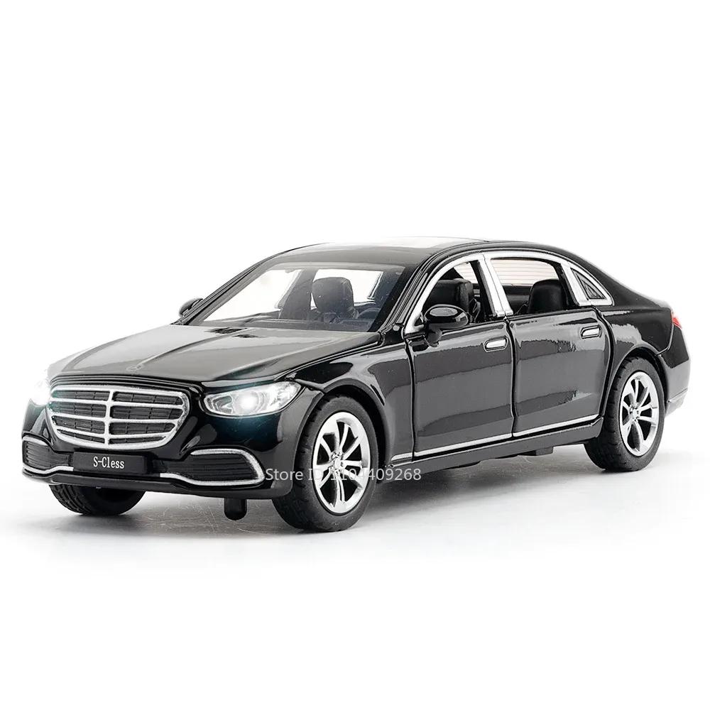 

1:32 Scale C260L S400L Toy Car Model Alloy Diecast Simulation Music Light Pull Back Toys Miniature Vehicle Models Boys Gifts