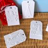 Christmas Resin Molds DIY Bookmarks Resin Molds Silicone Pendant Charm Mold Jewelry Casting Mold for Holiday Decors