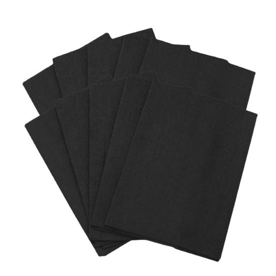 

10Pcs Reusable Kitchen Microfiber Cloth Lightweight Quick-Drying Thickened Cleaning Clothes Glass Car Kitchen Window Cleaning Rags 20x30cm 10pcs чорний
