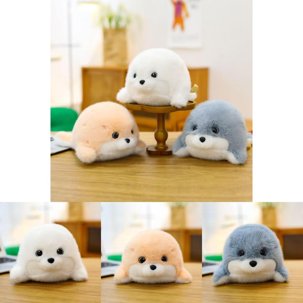 Plush Seal Toy Soft Stuffed Animal For Kids Home Decoration