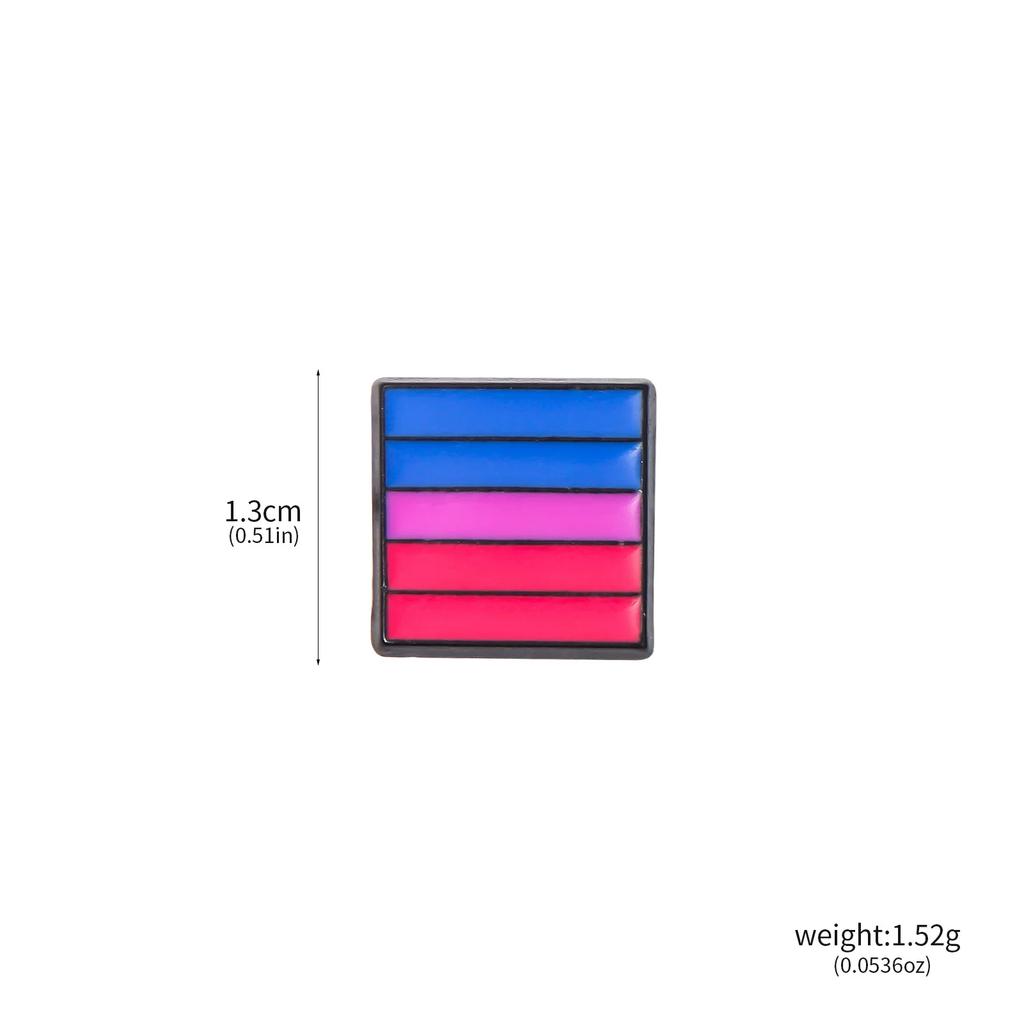 Rainbow LGBT Pride Badge Pin Gay Lesbian Brooch Colorful Equality Symbol Accessory LGBTQ Jewelry