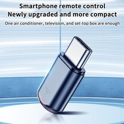 Adaptér vysílače infračerveného záření pro chytrý telefon typu C Ovládání Chytrá aplikace Ovládací adaptér Infračervené dálkové ovládání Vhodné pro televizi