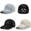 Breathable Adjustable Baseball Cap With Embroidery For Spring Summer Outdoor Activities