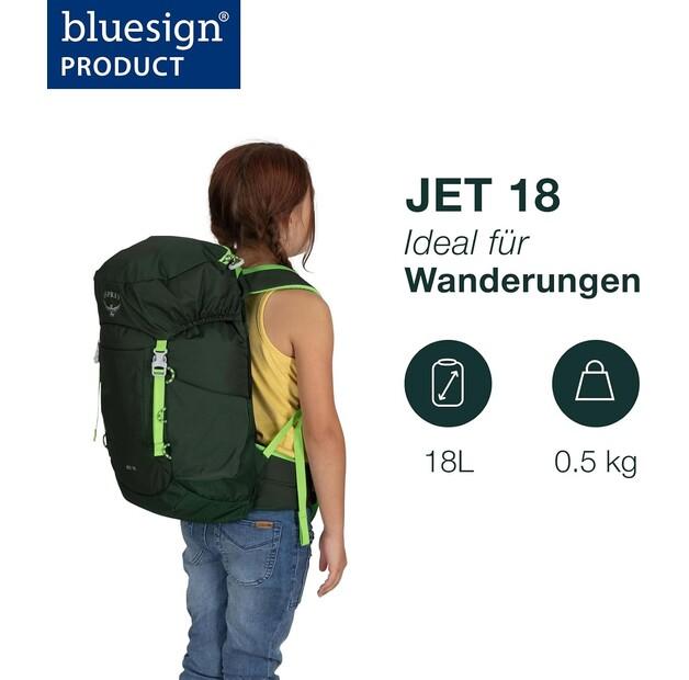Рюкзак Osprey Jet 18 blue spikemoss (Junior)