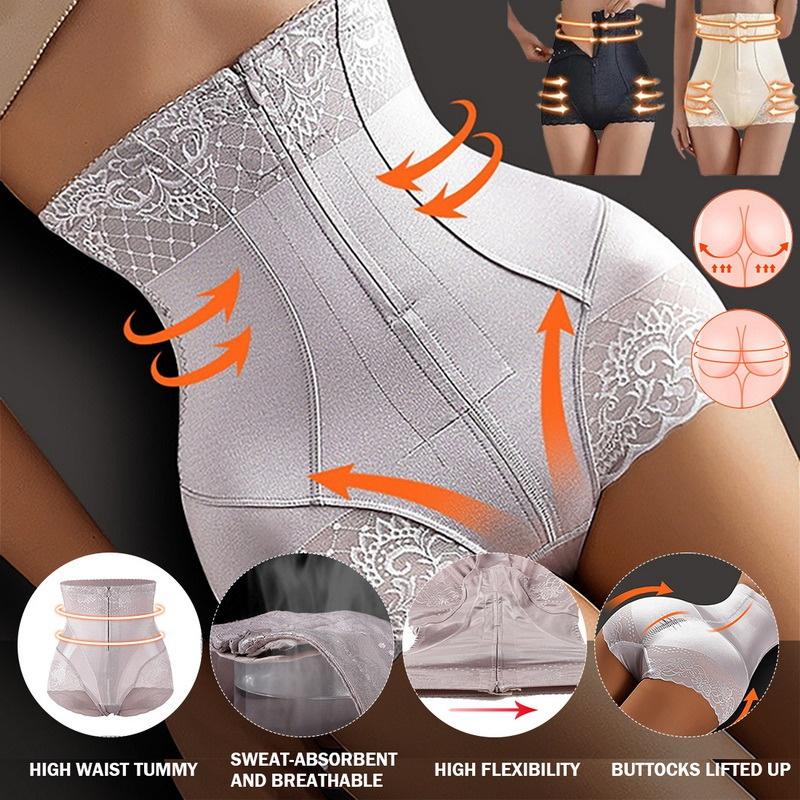 Women Tummy Control Shapewear Panties Shorts Plus Size Butt Lifting High Stretch Slimming Waist Trainer BodyShaper