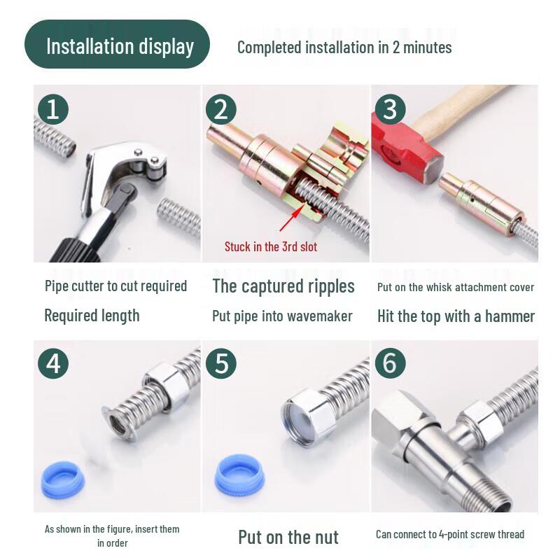 Xianming 304 Stainless Steel Corrugated Flexible Pipe