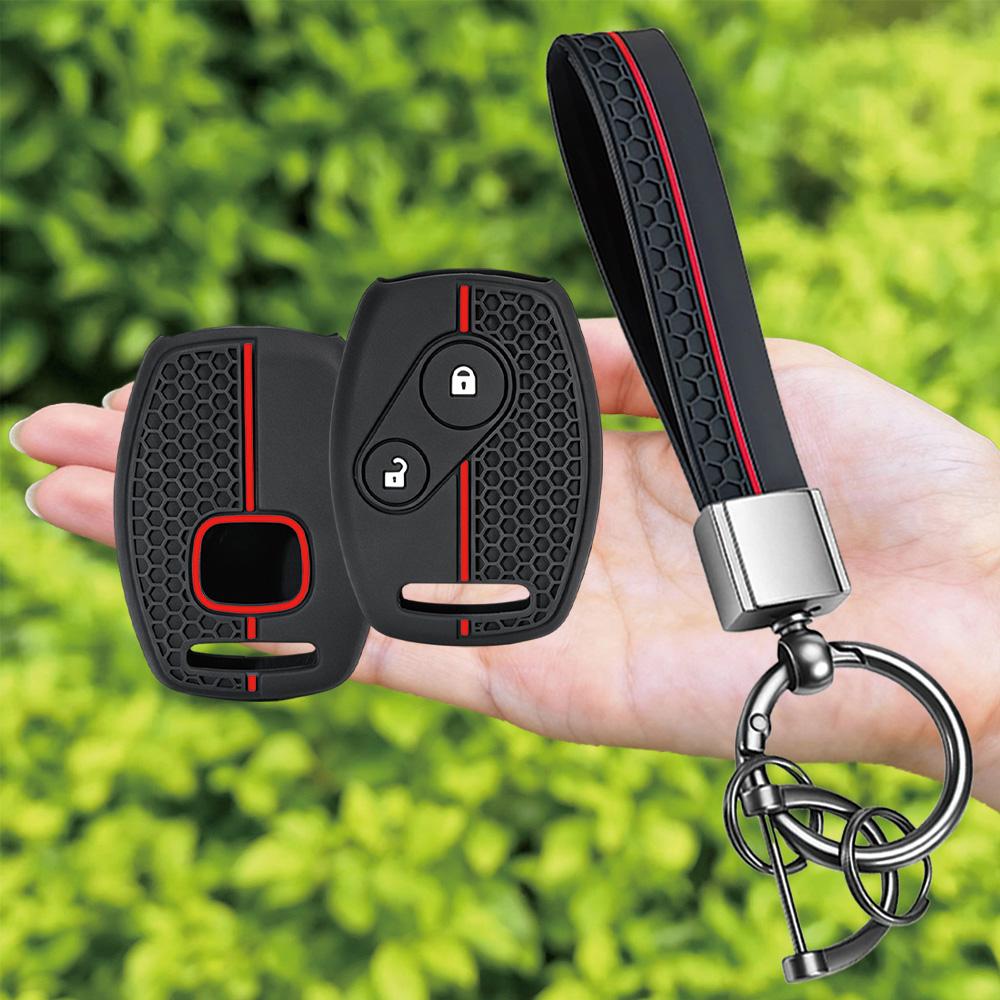 2026 Keychain Silicone Car Key Case Cover for Honda Fit CIVIC JAZZ Pilot Accord CR-V Freed Freed Pilot StepWGN Insight Key Shell