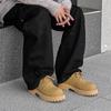 Tooling Men's Low-top Winter Platform Heightening Shoes British Trend Derby Shoes Versatile Leather Shoes 9269-K
