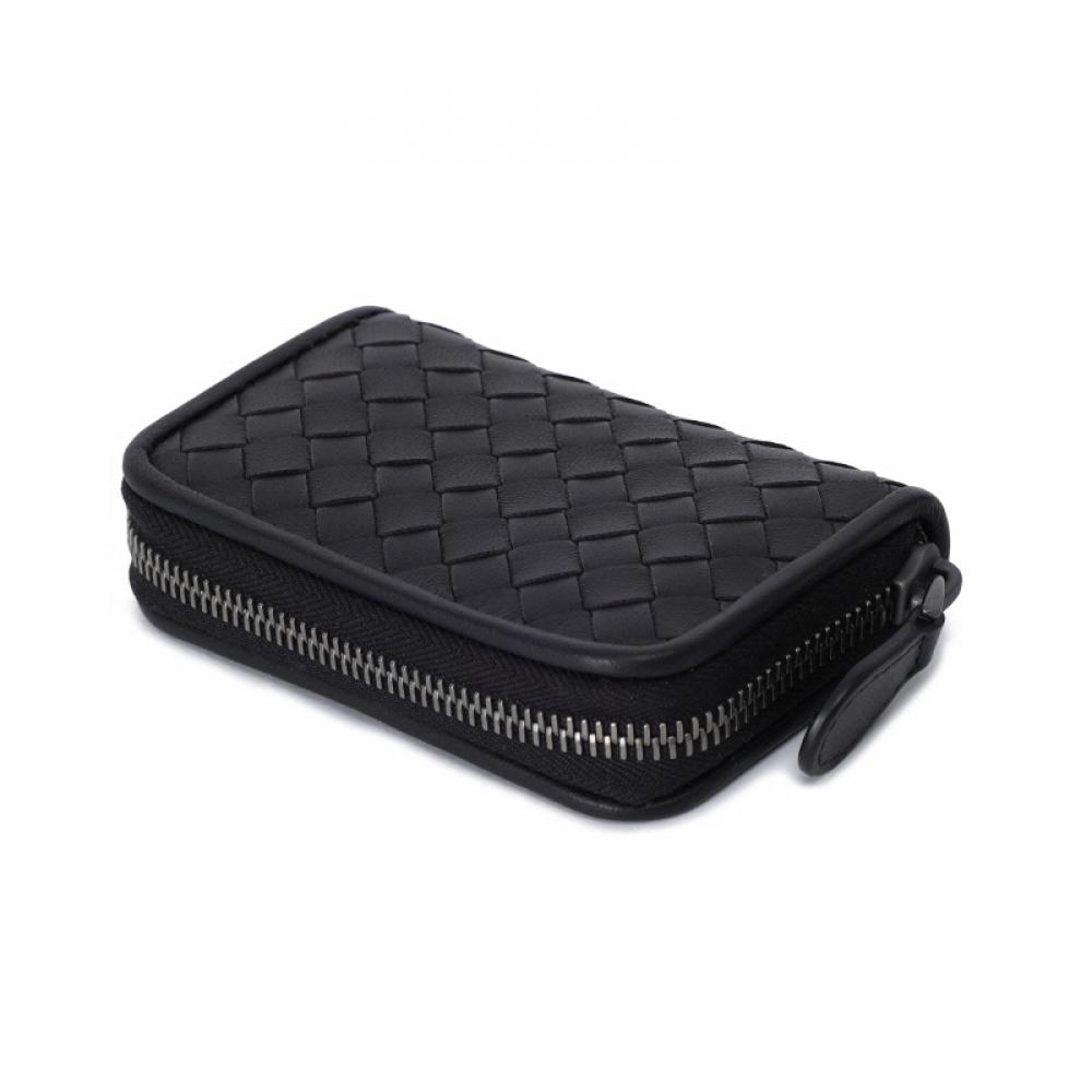 Bottega Veneta 114075 V3un1 1275 114075 V001n 1000 Intrecciato Zip Card Holder