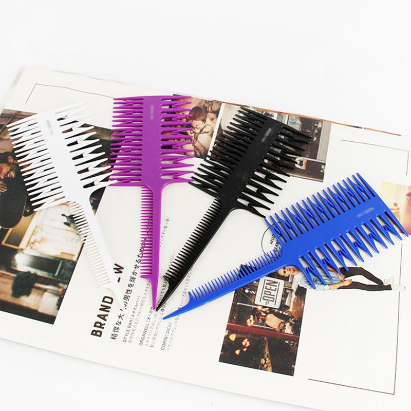 Grzebień do włosów Grzebień do farbowania i rozjaśniania włosów Grzebień w kształcie rybiej ości Grzebień z ogonem szczura Profesjonalny grzebień fryzjerski Narzędzie do stylizacji włosów w salonie