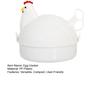 Egg Cooker Chicken Shape Microwave Egg Boiler Steamer with Lid for Soft Hard Boiled Eggs And Steaming Dumplings Sweet Potatoes Kitchen Tools