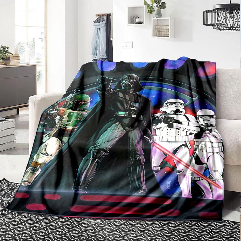 Star Wars Blanket Ultra-Soft Perfect for Sofa Office Bed All-Season Use Playful Design Gifts For Family Or Friends