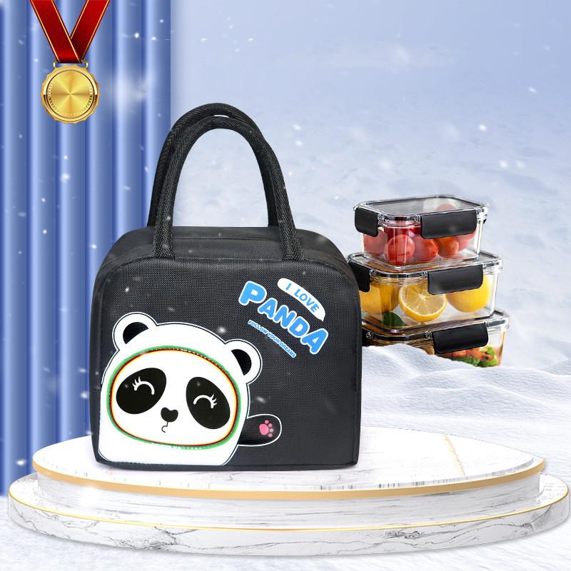 Cute Capacity Large Lunch Bag For Bento Box Cartoon Oxford Cloth Bag Lunch