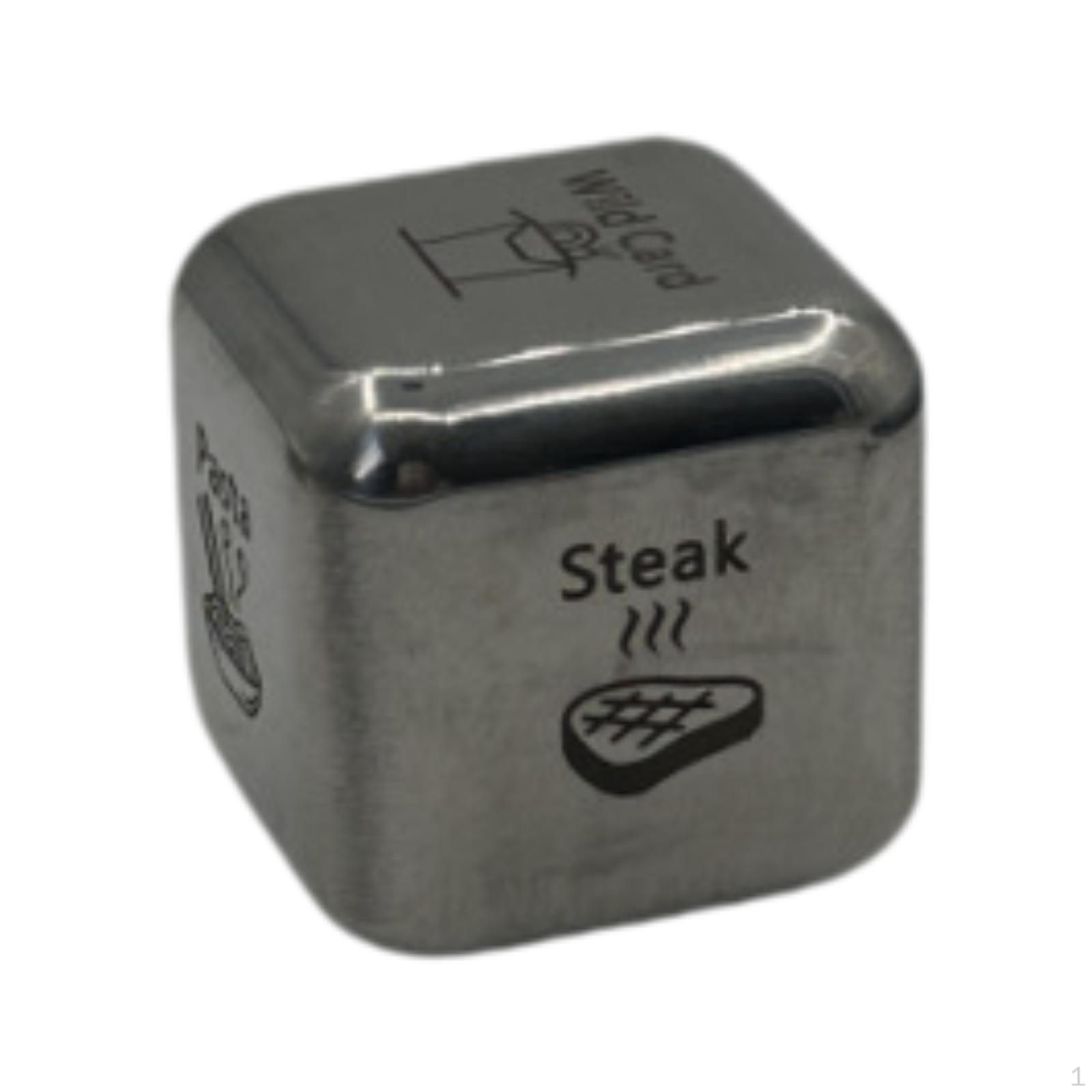 

Date Night Dice Ideas Food Decision Couple Game for Boyfriend Girlfriend Coworker with Steak Pattern