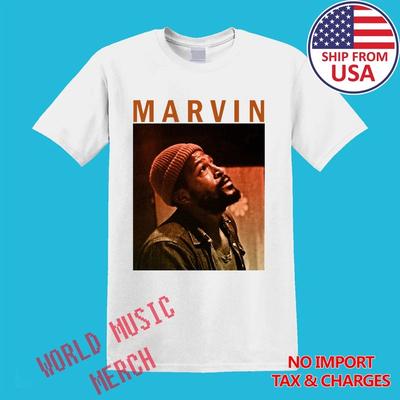 Marvin Gaye Herren Weiß Größe S-5XL