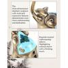 LASODY Elegant Elephant-Shaped Metal Incense Holder Sandalwood Scented Ideal for Christmas Easter Thanksgiving Father'S Mother'S Day Gifts