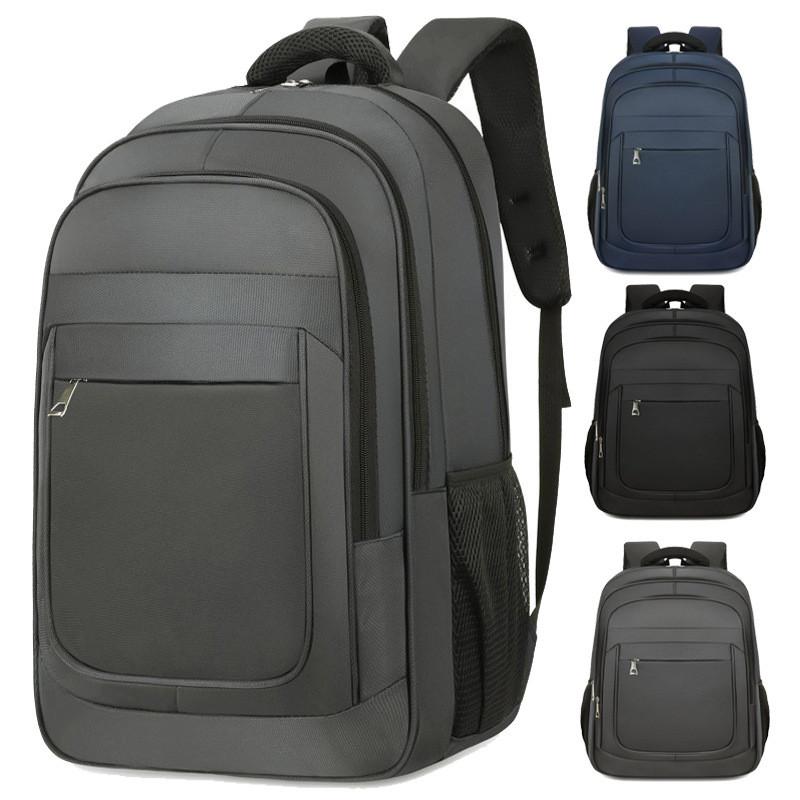 Solid Simple Style Color Backpack Outdoor Large Capacity Travel Schoolbag Bag