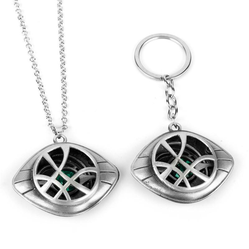 Movie Doctor Strange Jewelry Pendant Chain Alloy Geometric Style Unisex Gift For