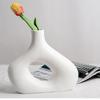1pc Nordic Ceramic Vase Simple Flower Ornaments Home Decor Personality Plant Pot Living Room Desktop Decoration