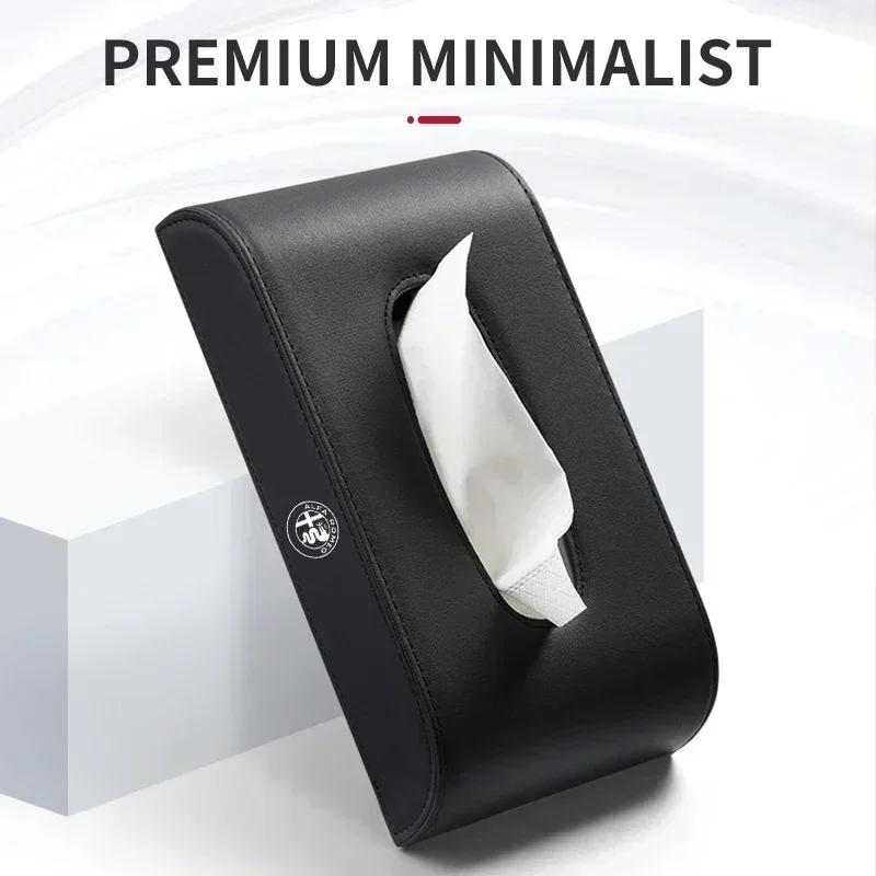Car Stickers For Alfa Romeo Car Tissue Box Holder Center Console Armrest Napkin Box For Alfa Romeo Sportiva Giulia Giulietta 159