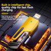 4 In 1 Mecha Fast Charging Data Cable Cord PD 27W For iPhone 15 Samsung Xiaomi 65W USB Type C Multi Port Quick Charge Wire Line