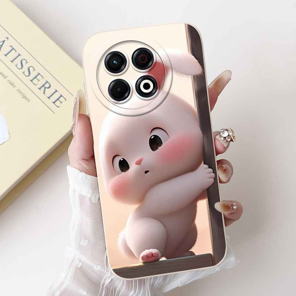 For Tecno Spark 30 Pro 4G 6.78" Case Cartoon Bunny Fashion Girl Soft Silicone Cover For Tecno Spark 30Pro KL7 Protective Cases