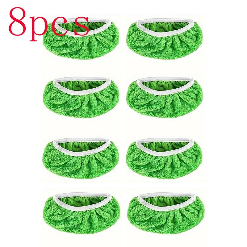 4/6/8 Pack Flat Mop Replacement Cloth Cover Scouring Pad Microfiber Mop Accessories Mop Cloth For Kitchen Cleaning Supplies