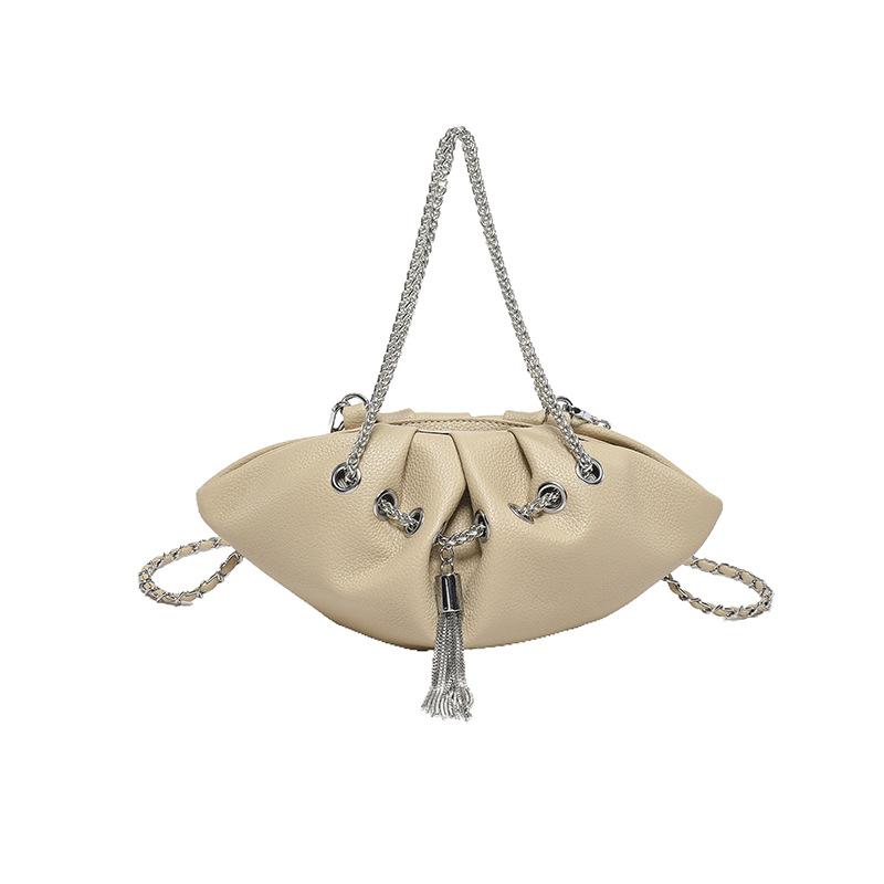 Women's folded cloud bag with a shoulder chain armpit bag fresh fashion new