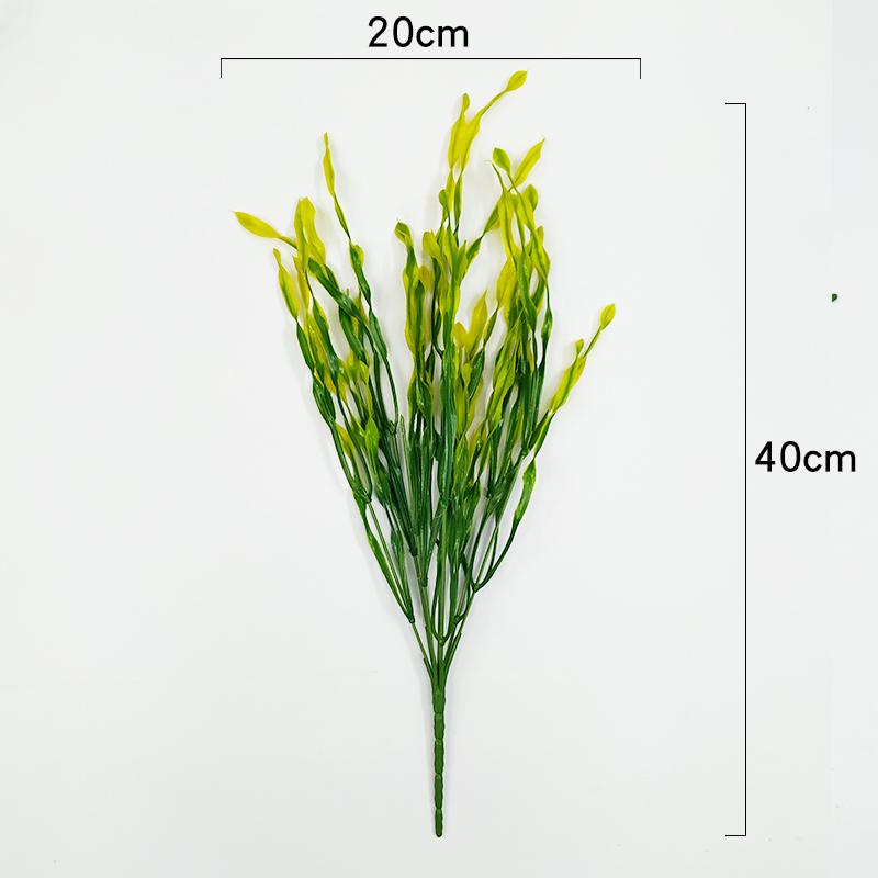 Künstliche Efeutute Grünpflanzen: Einzelstiel-Blumenarrangement für Wohnzimmer-Wanddeko