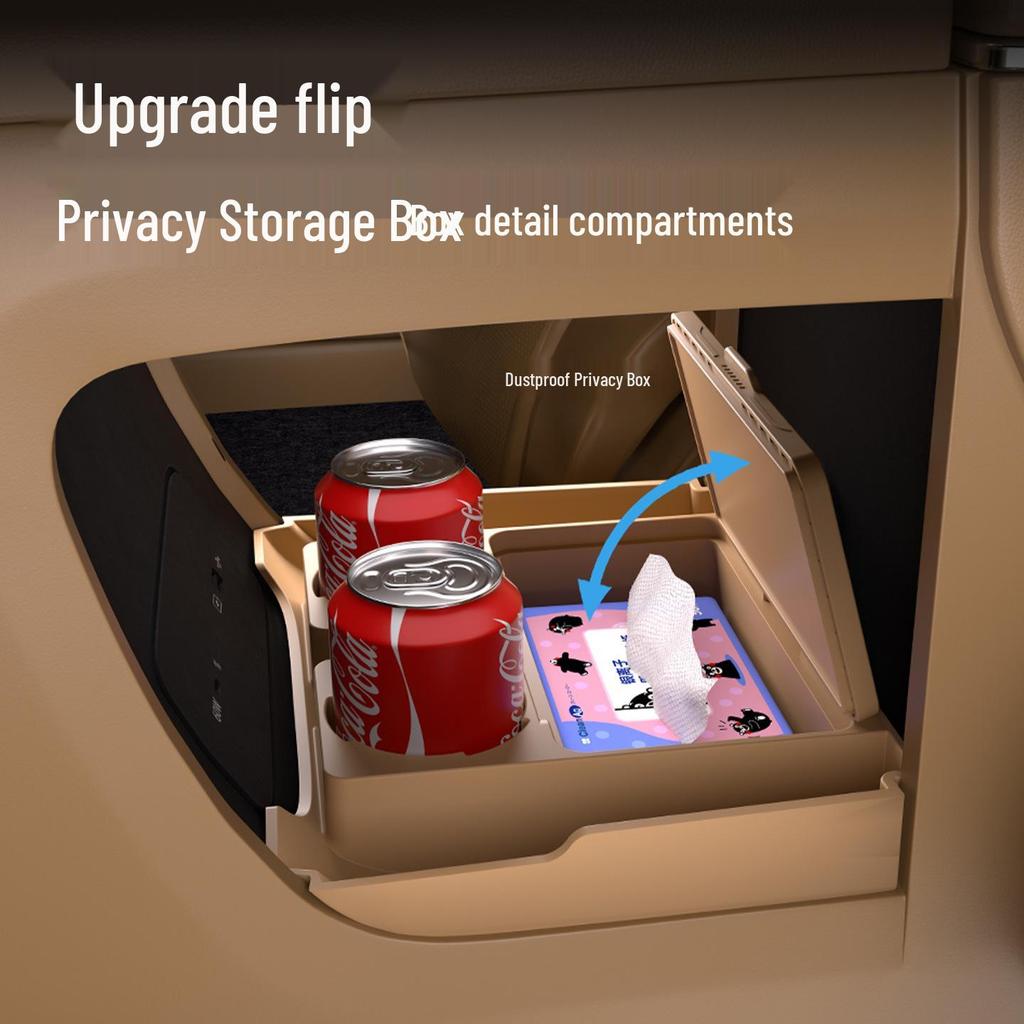 Dream Home Center Console Lower Storage Box: Fits 25 Models, Multi-functional Interior Car Organizer, Waterproof