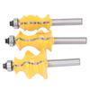 Architectural Molding Milling Cutter Architectural Molding Router Bit Milling Cutter Set Woodworking Accessories 8mm Shank