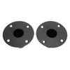 2PCS 107x83mm Tripod Speaker Stand Mount Adapter Iron Speaker Pole Mount  for PA DJ Setup