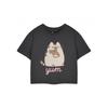 Womens/Ladies Yum Noodles Short-Sleeved Crop Top