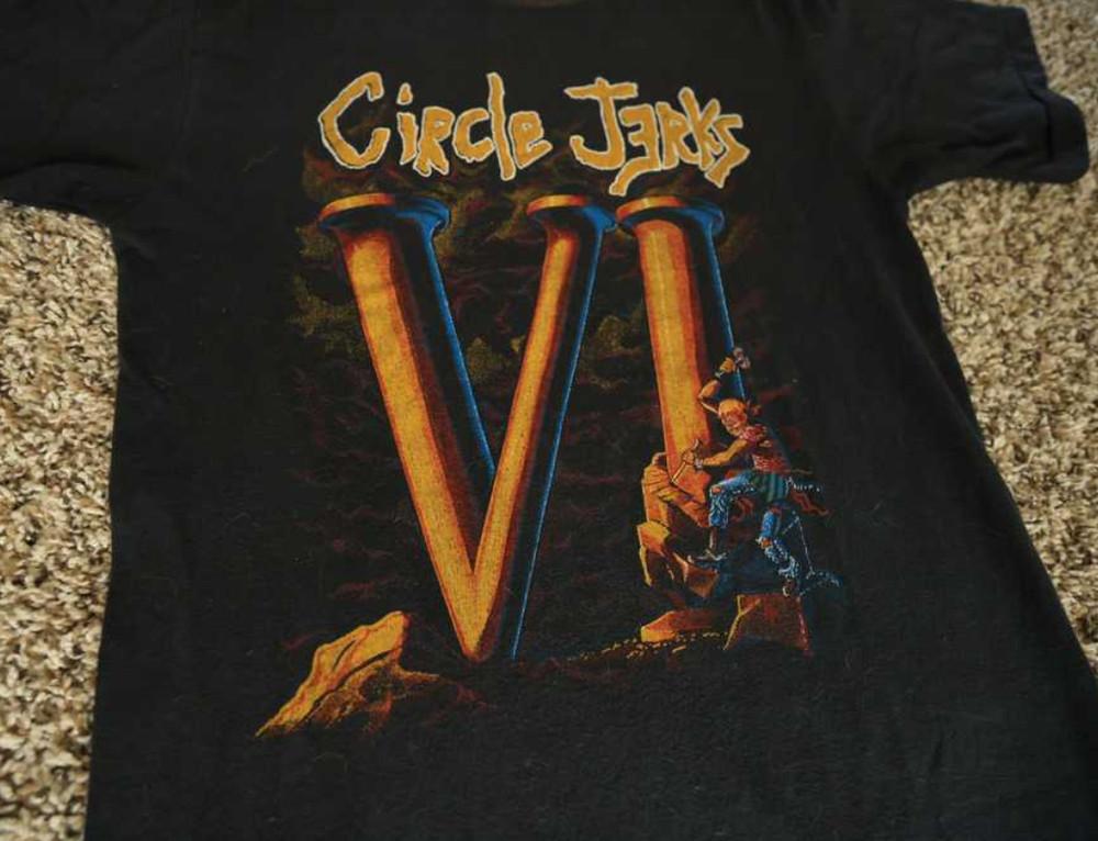 Band Circle Jerks Unisex T-Shirt Cotton black 8D778 Unisex T-Shirt M
